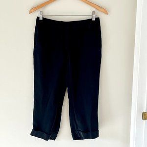 Distressed 3.1 Phillip Lim 100% Silk Wide Leg Cropped Pants